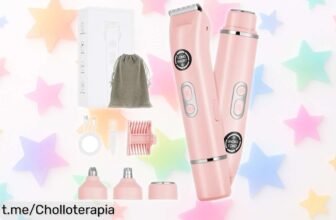 Afeitadora 4 en 1 para mujer AOOWU a precio regalado: ¡elimina vello sin dolor y despídete de cacharros! No te quedes sin la tuya y disfruta de una piel perfecta ya.
