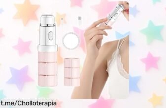 Afeitadora eléctrica inalámbrica para mujeres: ¡ofertón de belleza con forma de lápiz a un precio que quita el hipo! No dejes escapar esta oportunidad única.