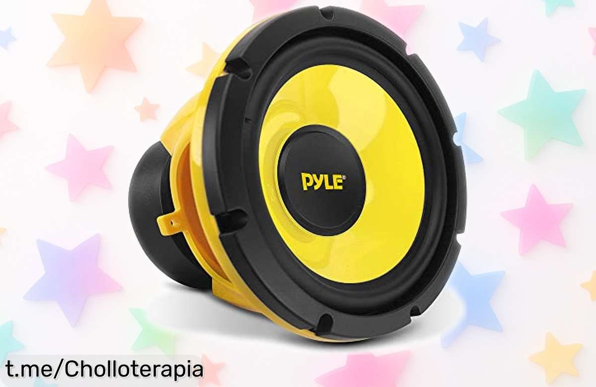 Altavoces midbass Pyle de 8” para coche, mejora tu música con un sonido brutal y montaje fácil; ¡no dejes pasar este ofertón que te hará vibrar!