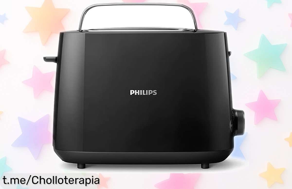Aprovecha esta tostadora Philips de 2 ranuras con 8 niveles, ¡murmullo en la cocina y desayunos perfectos a un precio loco que no puedes dejar escapar!