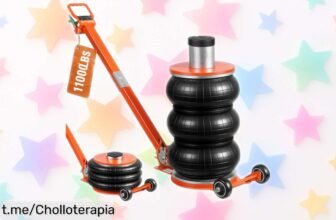Asombroso gato neumático VEVOR de 5 toneladas que levanta rápido y se adapta a cualquier coche, ¡aprovéchalo ya antes de que desaparezca esta oferta irrepetible!