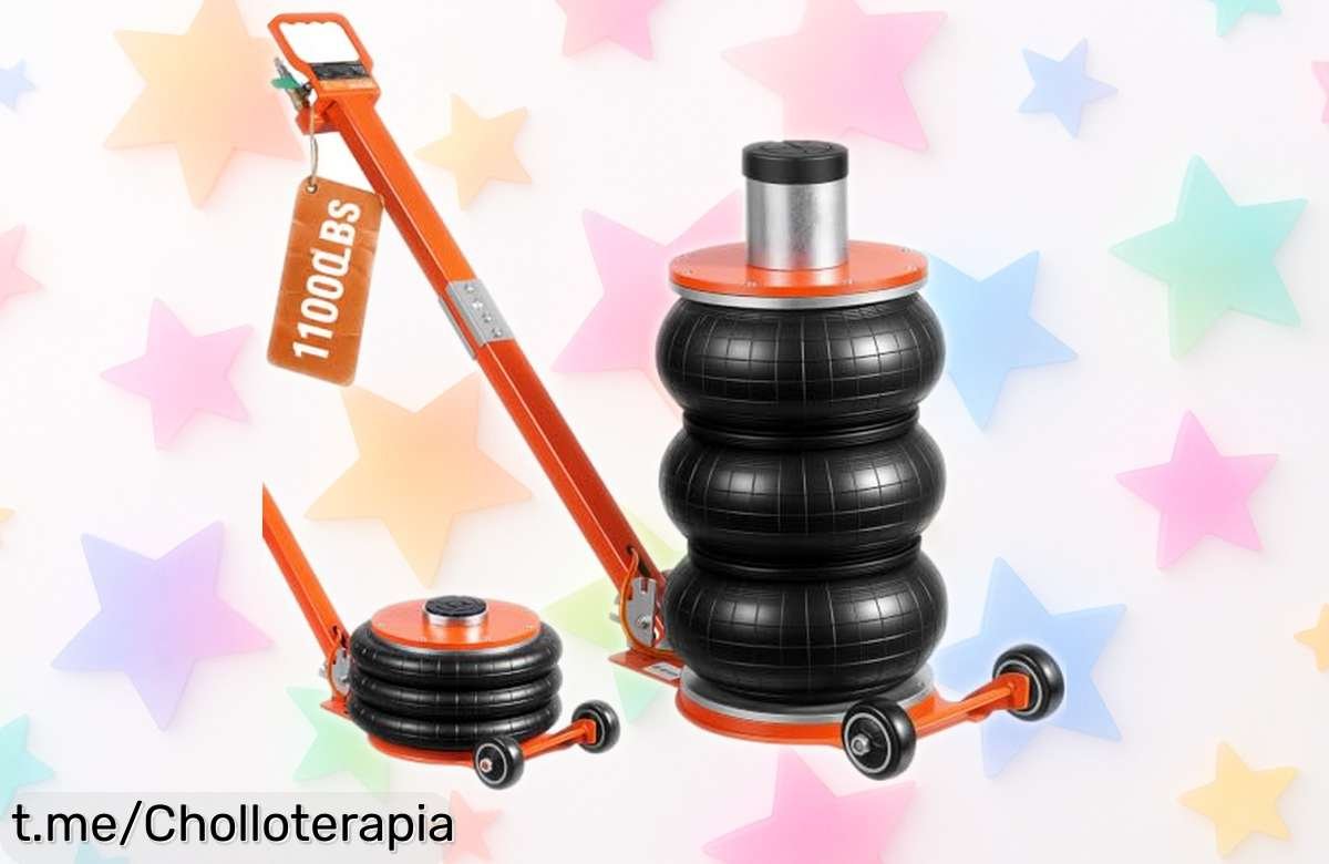 Asombroso gato neumático VEVOR de 5 toneladas que levanta rápido y se adapta a cualquier coche, ¡aprovéchalo ya antes de que desaparezca esta oferta irrepetible!