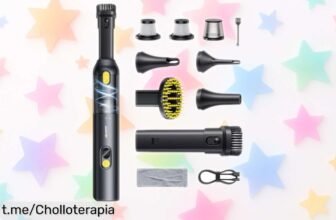 Aspirador de mano AUXITO: limpieza al instante para tu coche con 4 accesorios y precio rebajado, ¡dale un restyling a tu auto y disfruta de la frescura en cada viaje!