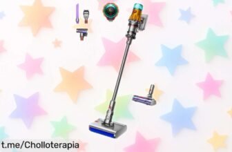 Aspiradora escoba Dyson V12 Detect Slim Submarine: ¡ofertón increíbles con friega y succión imbatible! Aprovecha esta oportunidad única para mantener tu hogar impecable.
