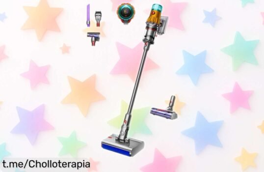 Aspiradora escoba Dyson V12 Detect Slim Submarine: ¡ofertón increíbles con friega y succión imbatible! Aprovecha esta oportunidad única para mantener tu hogar impecable.