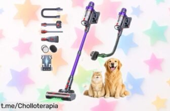 Aspiradora sin cable 55KPA/650W con cepillo para pelos de mascota a precio increíble: transforma tu hogar en un lugar fresco y limpio, ¡aprovéchalo antes que se agote!