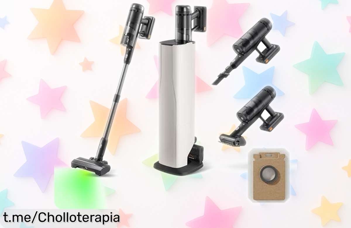 Aspiradora sin cable Roborock H60 Hub Ultra: ¡ofertón con base de vaciado automático que simplifica tu limpieza y te da 100 días de descanso! No dejes pasar esta oportunidad.