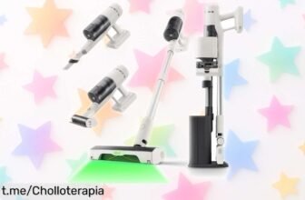 Aspiradora sin cable Roborock H60 con vaciado automático y luz LED: el ofertón que transformará tu limpieza en 60 minutos de pura potencia. ¡No te lo pierdas!