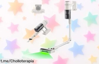 Aspiradora sin cable Roborock H60, limpieza intensa y luz LED a un precio de escándalo que no querrás dejar escapar; ¡tu hogar brillará como nunca!