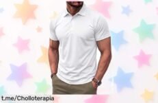 Atrapa miradas con el polo deportivo ligero PINSPARK, ¡ofertón del momento! Ideal para cualquier ocasión y a un precio que desearás no dejar escapar.¡Hazlo tuyo ya y marca la diferencia!