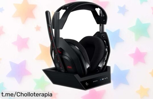 Auriculares gaming inalámbricos Logitech G Astro A50 Lightspeed a un precio de escándalo, sumérgete en la acción y disfruta del juego al máximo ¡Consíguelos ya antes de que se acaben!