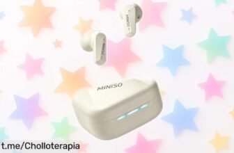 Auriculares traductores MINISO MS119 que entienden 165 idiomas al instante, super chollo con batería de dos días. ¡Habla sin límites y sin preocupaciones dulces!