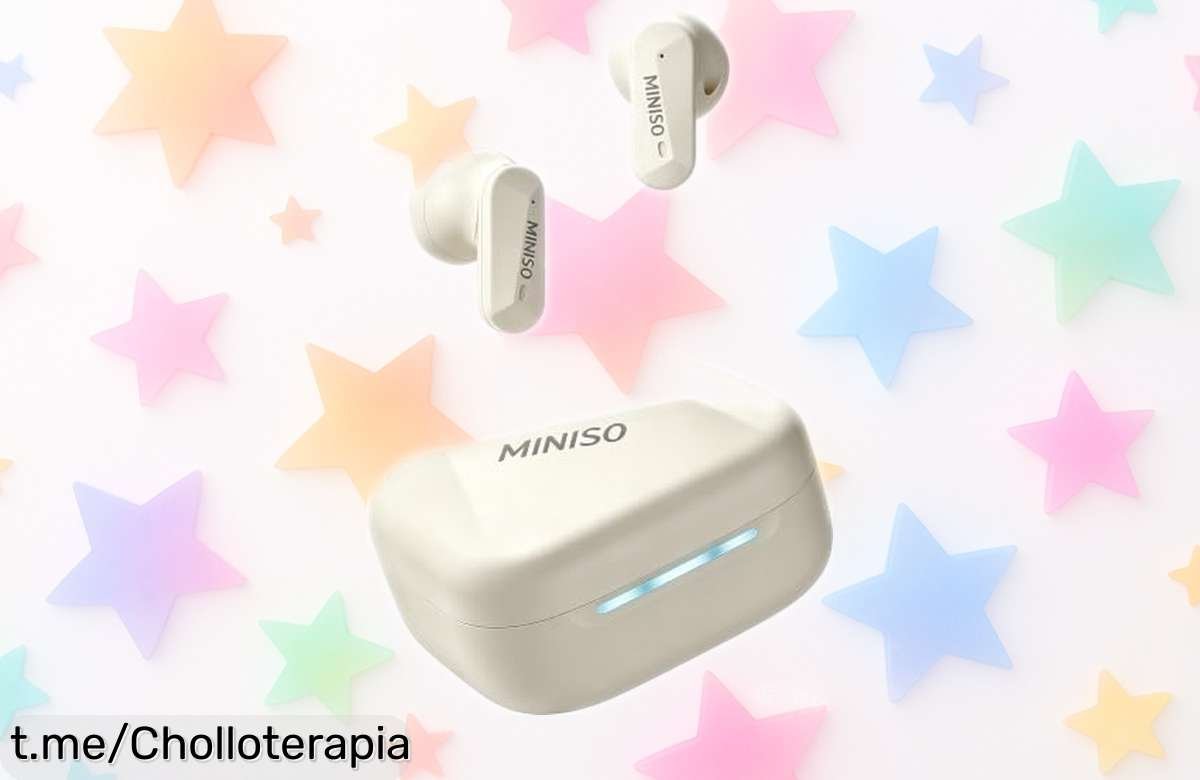 Auriculares traductores MINISO MS119 que entienden 165 idiomas al instante, super chollo con batería de dos días. ¡Habla sin límites y sin preocupaciones dulces!