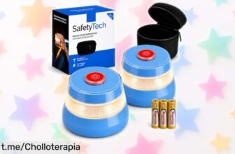 Baliza de emergencia homologada DGT SafetyTech, pack de 2 unidades con localizador y SIM gratis hasta 2038: asegurándote en la carretera sin miedo a multas. ¡No te lo pierdas!