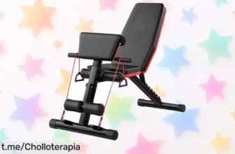 Banco de abdominales ajustable ALLINLIFE, la oportunidad perfecta para entrenar en casa y ganar fuerza con este chollazo que no querrás dejar pasar. ¡Empieza hoy tu rutina!