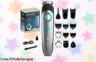Barbero y recortabarba 6 en 1 Cecotec Precisioncare a precio loco: estilo siempre a punto con resistencia al agua ¡No te quedes sin el tuyo y marca la diferencia hoy mismo!