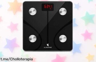 Báscula inteligente ALMAFINE que mide 26 parámetros y se conecta al móvil, ¡esta oferta es tan buena que no podrás dejarla escapar!