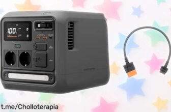 Batería portátil DJI Power 1000 Mini: carga rápida y hasta 1000 W, ¡un chollo para que tus aventuras nunca se detengan! No te quedes sin energía.