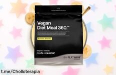 Batido vegano de The Protein Works con plátano, aprovecha el ofertón para perder peso fácil y sentirte lleno de energía ¡No te lo pierdas!