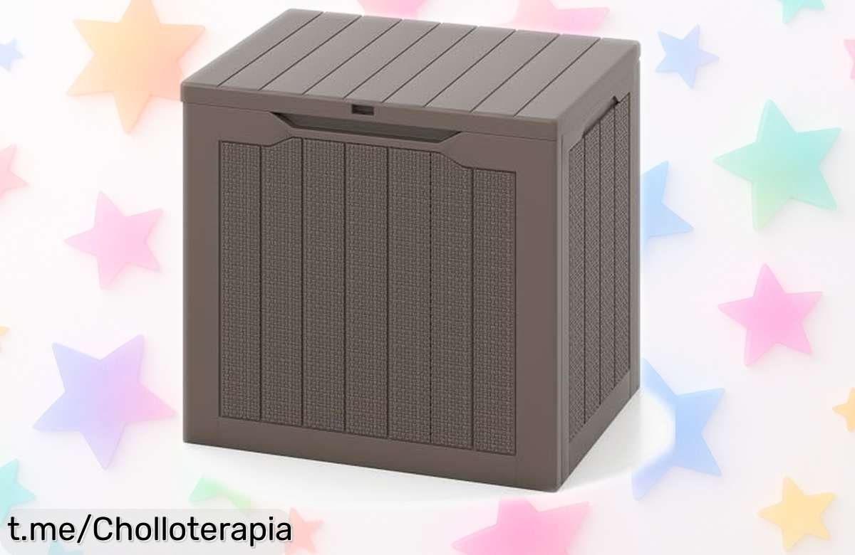 Baúl de exterior GIANTEX, impermeable y multiusos: ¡organiza tu jardín con un precio loco que te hará sonreír!