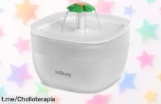 Bebedero Thörben para gatos y perros, ¡agua fresca hasta el último gota! Aprovecha este chollo de filtración en 4 etapas y sorpréndelos con su limpieza. ¡No lo dejes escapar!