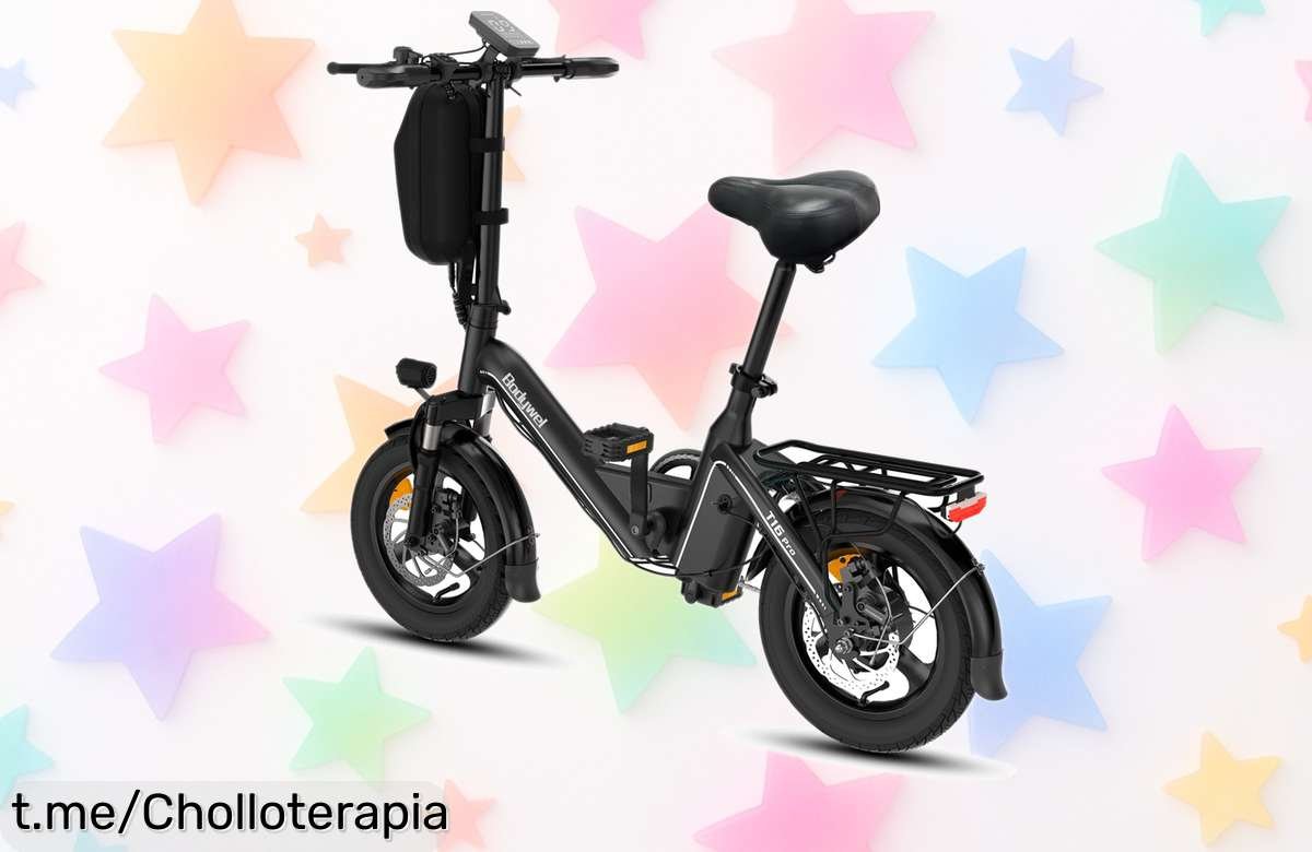 Bici eléctrica plegable Bodywel T16PRO a 25 km/h, ¡precio de risa por tiempo limitado! Presume de tenerla y disfruta la libertad sobre dos ruedas.
