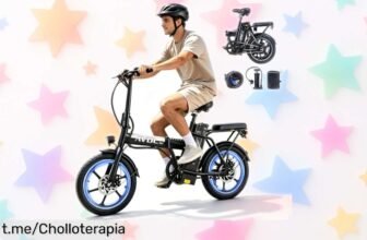 Bici eléctrica plegable Gongxy: ¡desplázate sin preocupaciones y guárdala en cualquier lugar! Aprovecha este chollazo total antes de que se agote.