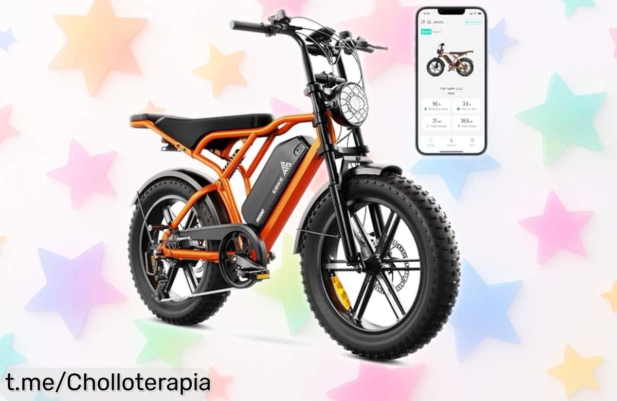 Bicicleta eléctrica TST con motor de 250 W y hasta 60 km de autonomía: ¡rebajada a un precio loca, grítale adiós a la rutina y súbete ya!