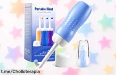 Bidet portátil Showvigor con boquilla giratoria 360°: limpieza completa y práctica en posparto a un precio que no podrás creer, ¡no dejes pasar esta oportunidad única!