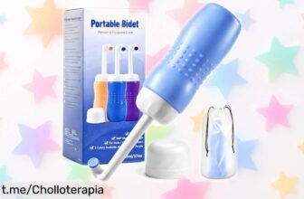 Bidet portátil Showvigor con boquilla giratoria 360°: limpieza completa y práctica en posparto a un precio que no podrás creer, ¡no dejes pasar esta oportunidad única!