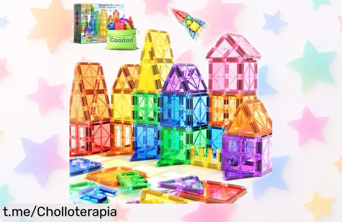 Bloques magnéticos de construcción Coodoo con 36 piezas: creatividad sin límites para los peques a un precio de escándalo que no puedes dejar pasar. ¡Hazlo tuyo ya!