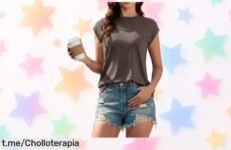 Blusa básica y elegante SENBATU para mujer, ideal para looks de oficina o casuales: un ofertón a precio de ganga que hará brillar tu estilo. ¡No te quedes sin la tuya!