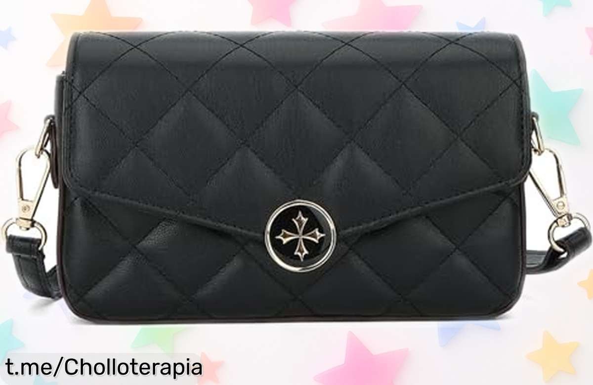 Bolso bandolera pequeño y práctico de piel sintética LEEXTON, perfecto para llevar lo esencial. Esta oferta nunca se repite, ¡no te quedes sin él!