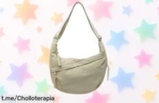 Bolso cruzado Crescent de nailon, estilo seguro y práctico para tu día a día ¡rebajado a un precio increíble! No dejes pasar esta oportunidad única de renovar tu look.