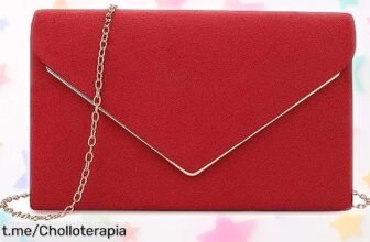 Bolso de fiesta BBjinronjy, suave y versátil: la oferta perfecta para brillar en bodas sin gastar un dineral. ¡Hazlo tuyo antes de que se acaben!