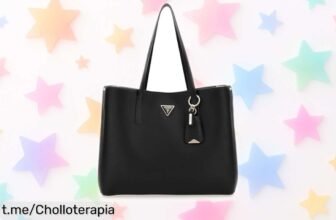 Bolso tipo tote Guess Meridian II: elegancia y ligereza para novias a un precio regalado que no querrás dejar pasar. ¡Hazlo tuyo hoy mismo!
