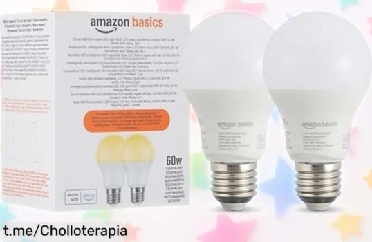 Bombilla LED regulable Amazon Basics para crear ambientes únicos a tu estilo, ¡es un ofertón que no puedes dejar pasar!