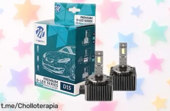 Bombillas LED MTech D1S para coche en pack de 2: luz potente a un precio loco que mejora tu visión al volante, ¡no te quedes sin ellas!