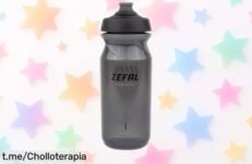 Botella para bici Zefal Sense Pro 65, ligera y sin goteos: un chollazo de calidad francesa que no querrás dejar pasar ¡Date prisa antes de que se acabe!