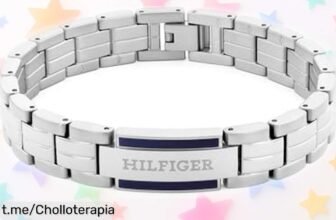 Brazalete de hombre Tommy Hilfiger en acero y oro amarillo a un precio regalado, diseño top que hará brillar tu muñeca. ¡No te lo pierdas, es momento de brillar!