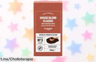 Café molido mezcla de arábica y robusta by Amazon House Blend: ¡Aprovecha esta locura de precio y disfruta cada sorbo con el sabor que te hará sonreír!