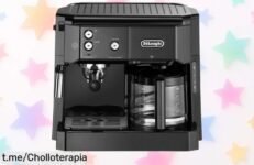 Cafetera combinada De'Longhi BCO411: ¡Ofertón imperdible para disfrutar espresso y café de filtro al instante, no te lo pierdas!