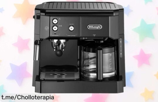 Cafetera combinada De'Longhi BCO411: ¡Ofertón imperdible para disfrutar espresso y café de filtro al instante, no te lo pierdas!