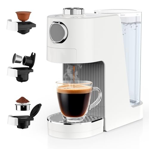 Cafetera expresso 3 en 1 Umisu que prepara café de pro a un precio loco, ¡no te quedes sin la tuya y sorprende a todos con cada taza!