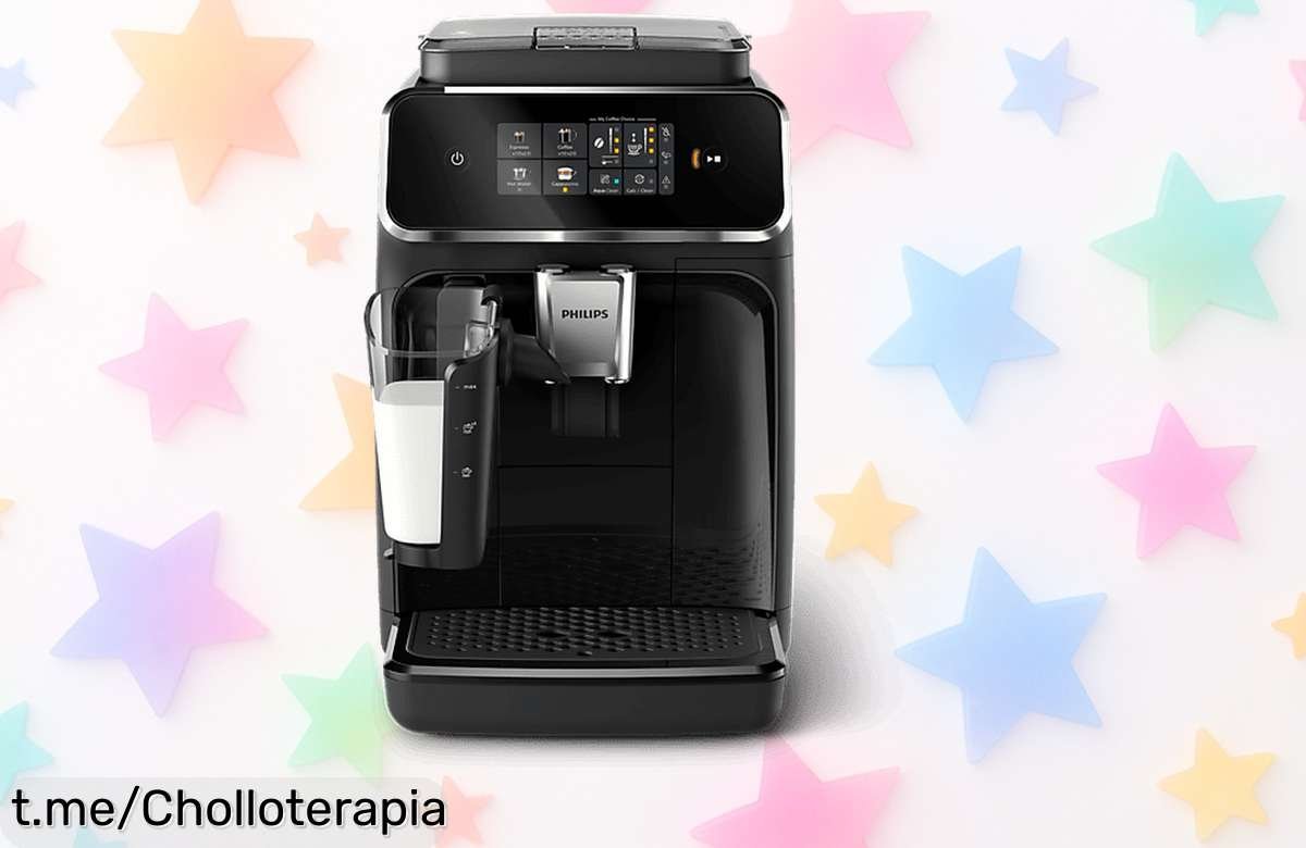 Cafetera superautomática Philips EP2331/10, un ofertón para disfrutar cafés de cafetería en casa sin complicaciones. ¡No te quedes sin ella y sorpréndete cada día!