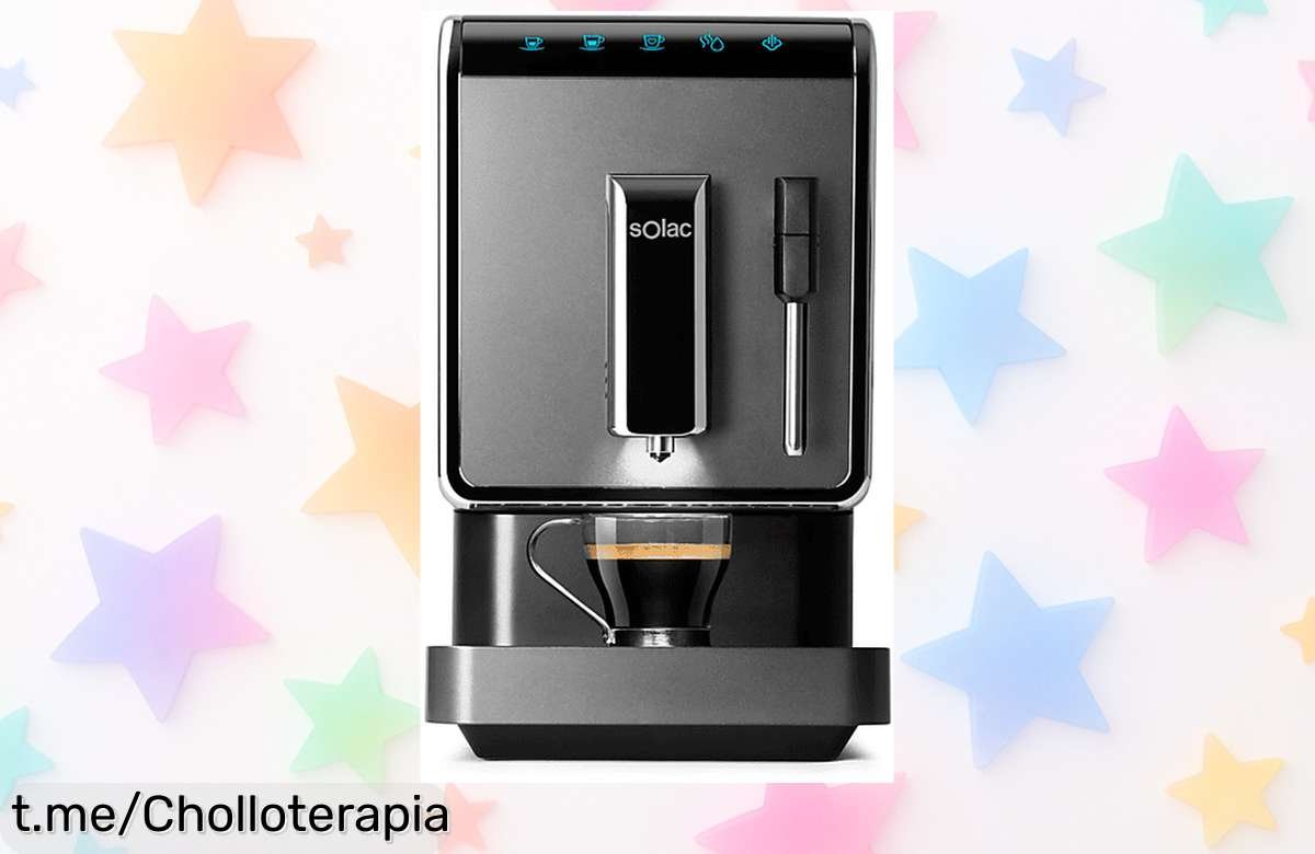 Cafetera superautomática Solac CA4810 a precio loco: disfruta de un café cremaazo en casa y arranca tus días con energía, ¡hazla tuya antes de que se agote!