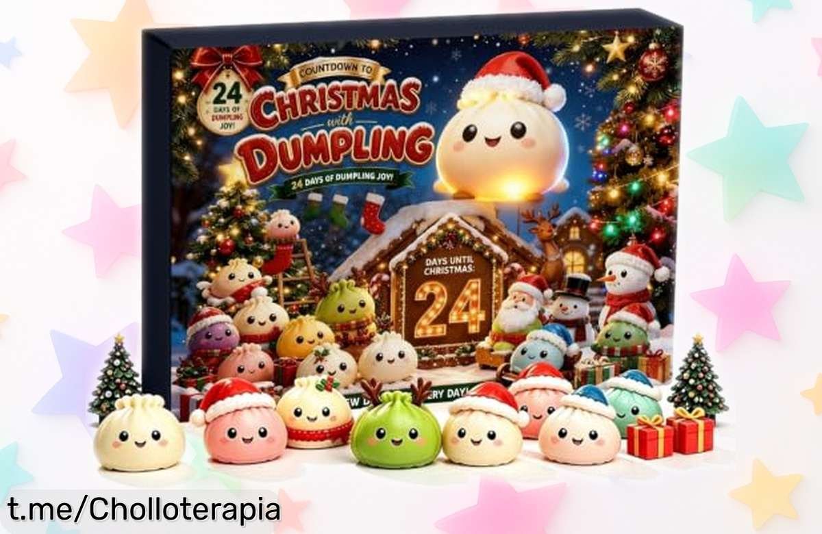 Calendario de Adviento con 24 juguetes apretables a un precio de escándalo que hará volar tu diversión y la de los peques, ¡no te lo pierdas!