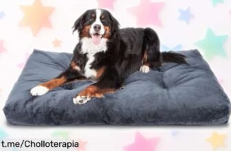 Cama para perros grandes Nobleza, super suave y fácil de lavar a un precio regalado que hará feliz a tu peludo (y a ti) ¡No te lo pierdas!