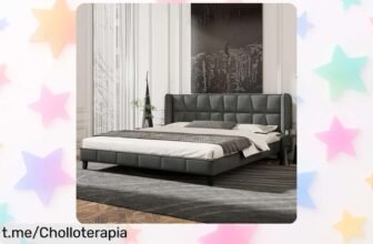 Cama tapizada juvenil de 180 x 200 con somier y cabecero a un precio que parece chiste, dale un toque suave y espectacular a tu habitación ¡No te quedes sin la tuya!