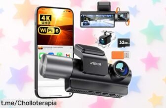 Cámara 4K iZEEKER 3 en 1 con tarjeta de 32GB incluida, calidad que no se te escapará; ¡una tecnología a precio loco que necesitas ahora mismo!